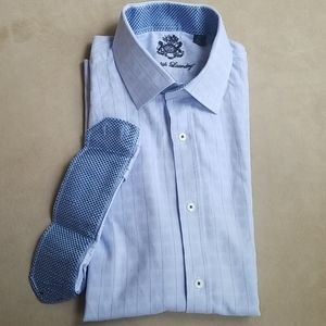 English Laundry 16 5 32/33 Blue Button Down Shirt